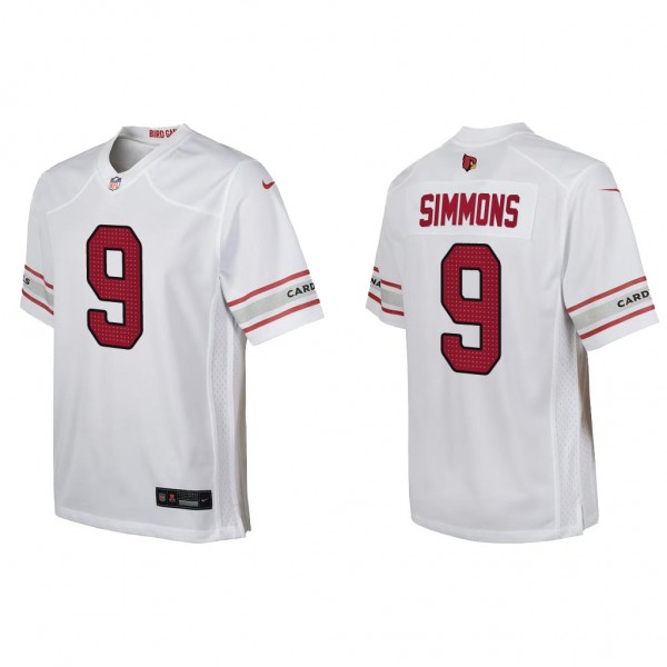 Youth Arizona Cardinals Isaiah Simmons White Game ...