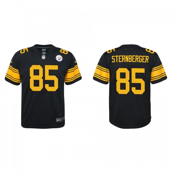 Youth Pittsburgh Steelers Jace Sternberger Black Alternate Game Jersey