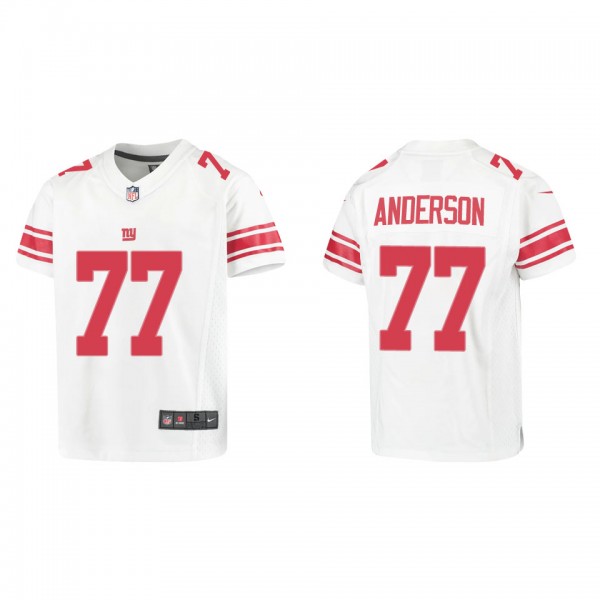 Youth New York Giants Jack Anderson White Game Jer...