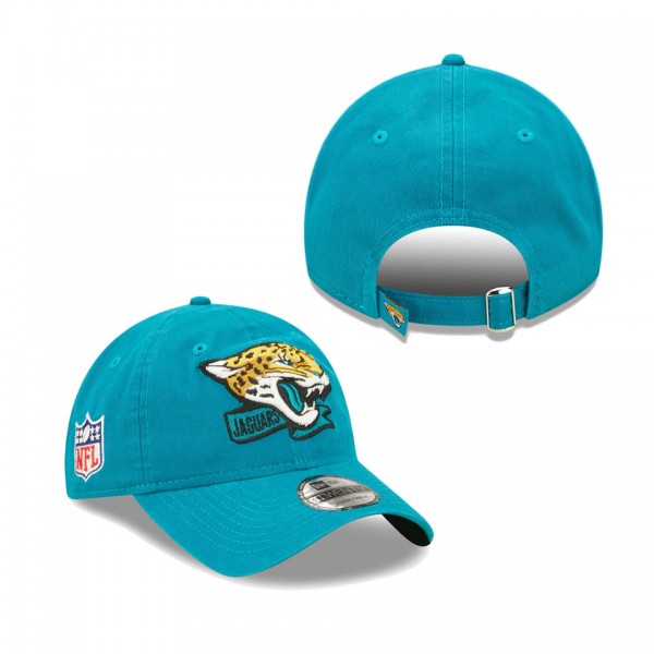 Youth Jacksonville Jaguars Teal 2022 Sideline Adjustable 9TWENTY Hat