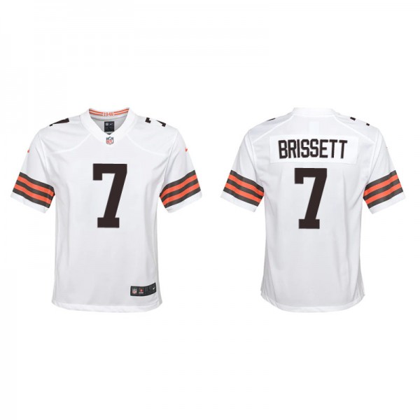 Youth Cleveland Browns Jacoby Brissett White Game ...