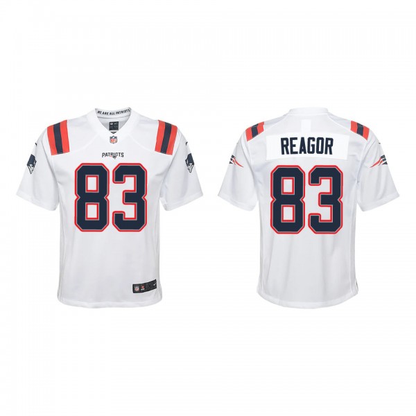 Youth New England Patriots Jalen Reagor White Game...