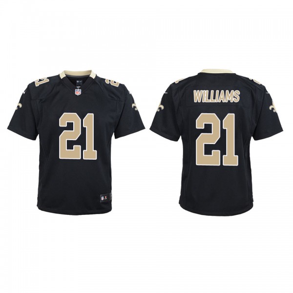 Youth Jamaal Williams New Orleans Saints Black Game Jersey