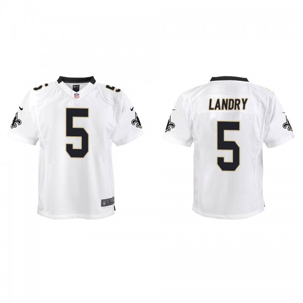 Youth New Orleans Saints Jarvis Landry White Game ...