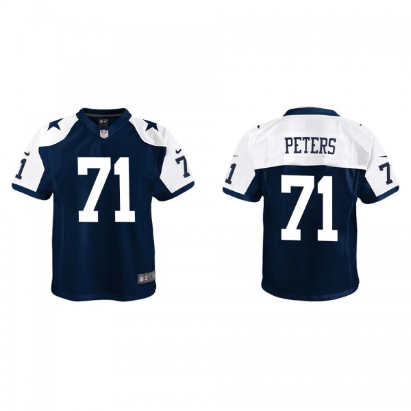 Youth Dallas Cowboys Jason Peters Navy Alternate Game Jersey
