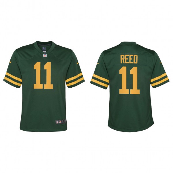 Youth Green Bay Packers Jayden Reed Green 2023 NFL...