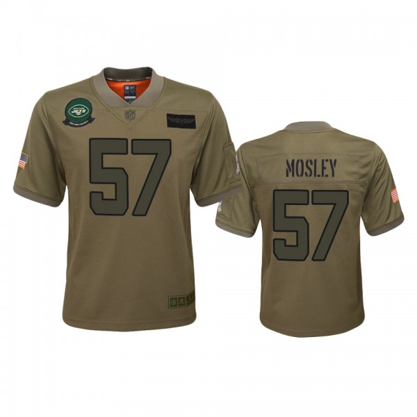 Youth New York Jets C.J. Mosley Camo 2019 Salute t...