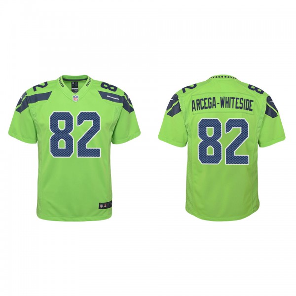 Youth Seattle Seahawks JJ Arcega-Whiteside Green A...