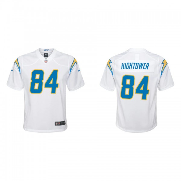 Youth Los Angeles Chargers John Hightower White Ga...