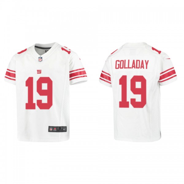 Youth Kenny Golladay New York Giants White Game Je...