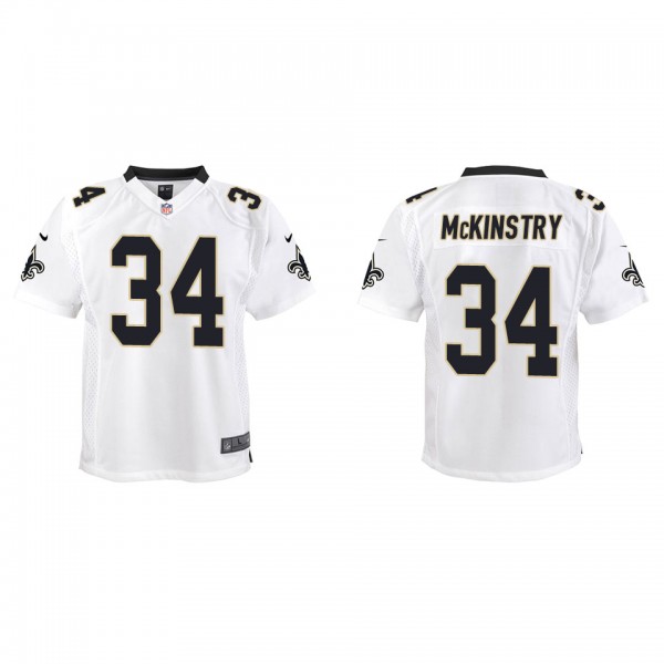 Youth Kool-Aid McKinstry New Orleans Saints White ...
