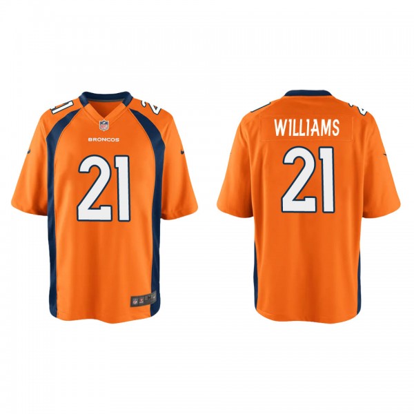 Youth K'Waun Williams Denver Broncos Orange Game J...
