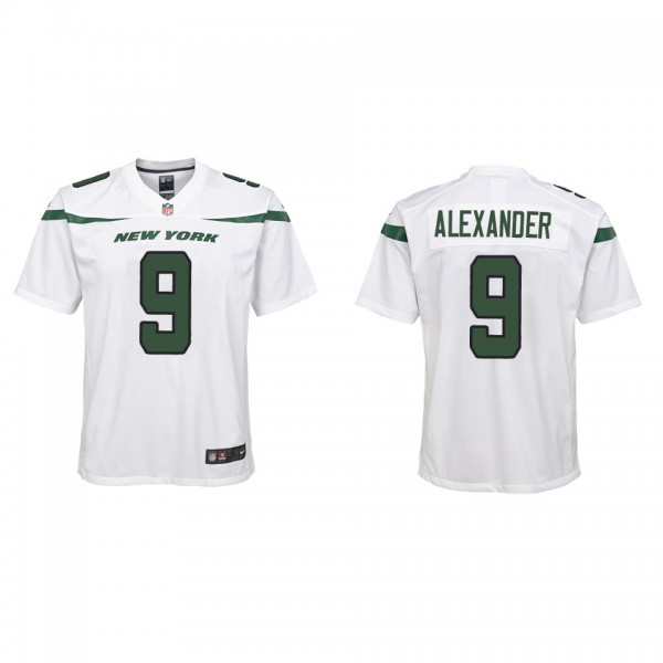 Youth New York Jets Kwon Alexander White Game Jers...