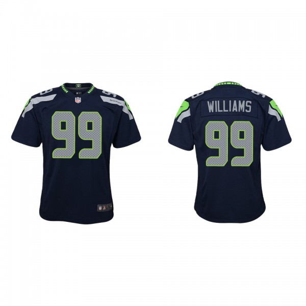 Youth Seattle Seahawks Leonard Williams College Navy Game Jersey