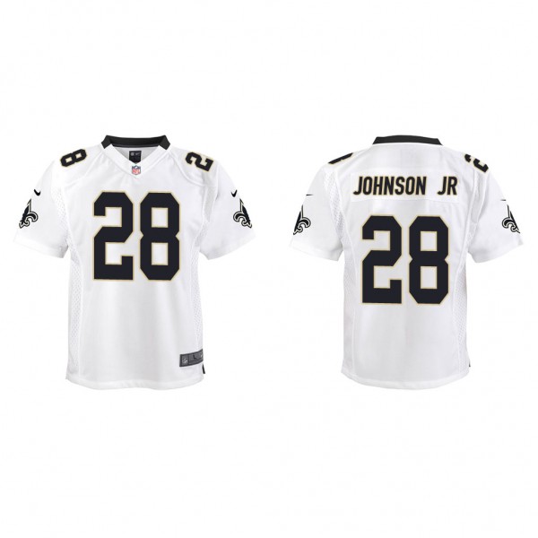 Youth Lonnie Johnson Jr. New Orleans Saints White ...