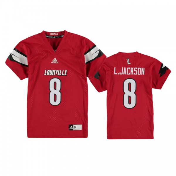Louisville Cardinals Lamar Jackson Red College Foo...