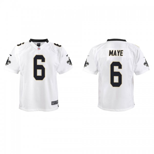 Youth New Orleans Saints Marcus Maye White Game Je...