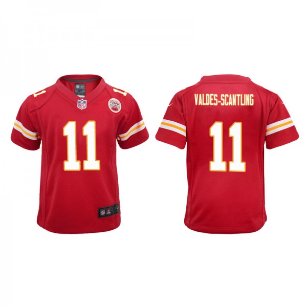 Youth Kansas City Chiefs Marquez Valdes-Scantling Red Game Jersey