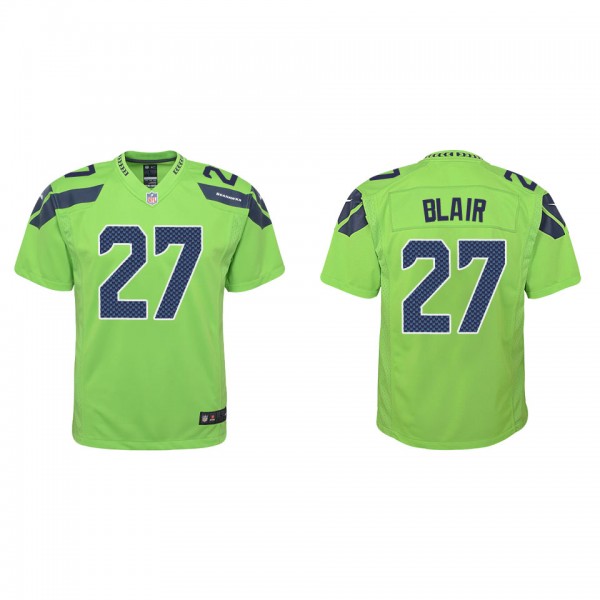 Youth Marquise Blair Seattle Seahawks Green Altern...