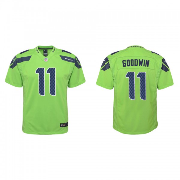 Youth Seattle Seahawks Marquise Goodwin Green Alternate Game Jersey