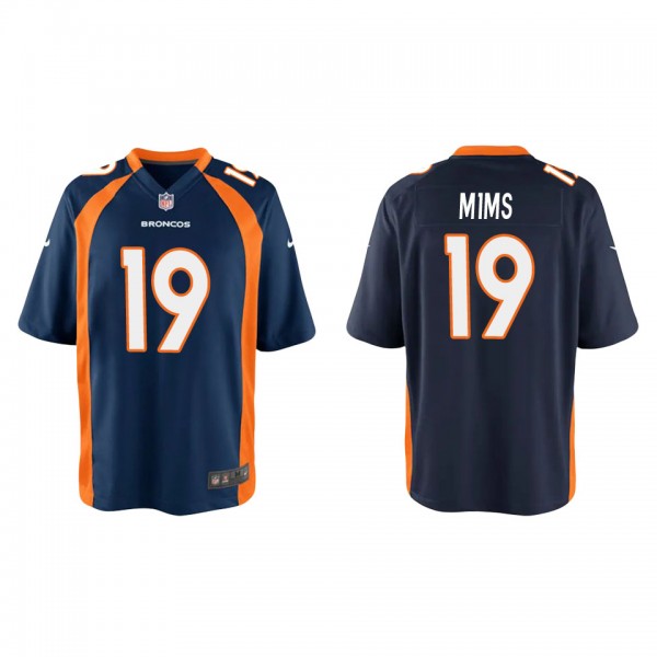 Youth Denver Broncos Marvin Mims Navy Game Jersey