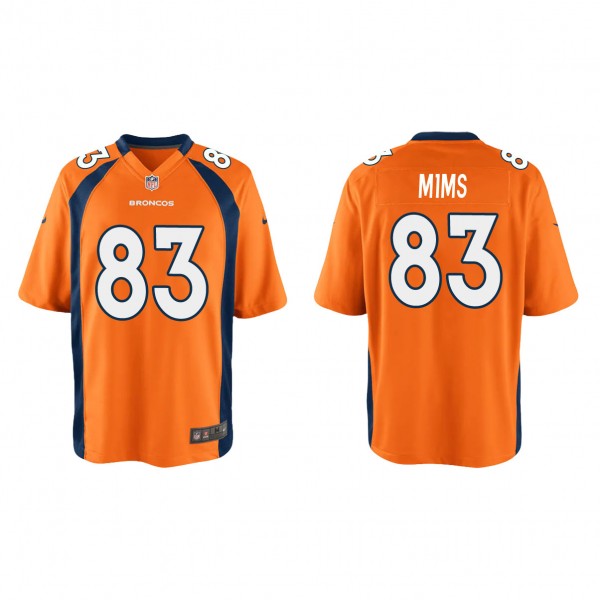 Youth Denver Broncos Marvin Mims Orange 2023 NFL D...
