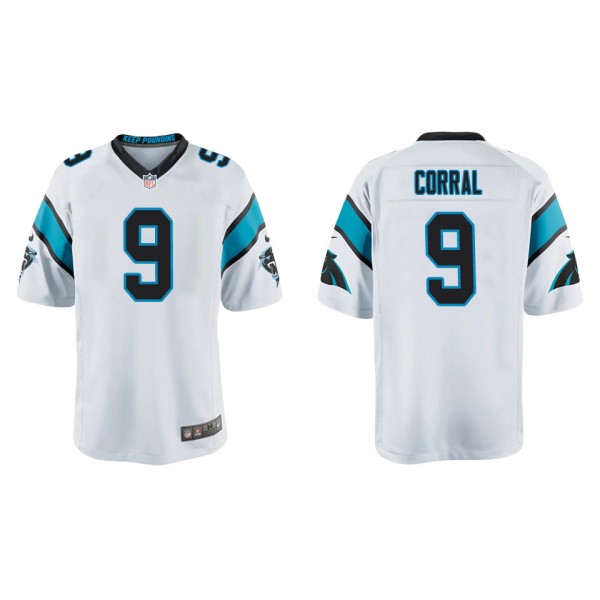 Youth Carolina Panthers Matt Corral White 2022 NFL...