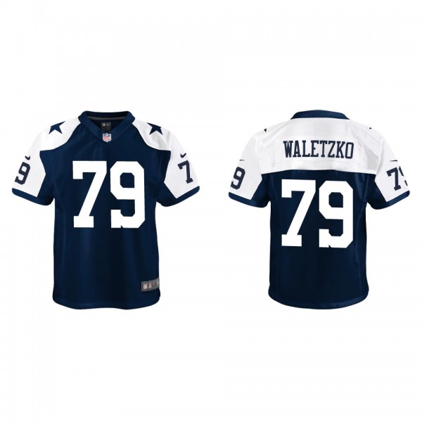 Youth Dallas Cowboys Matt Waletzko Navy Alternate ...