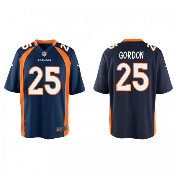 Youth Melvin Gordon Denver Broncos Navy Game Jerse...