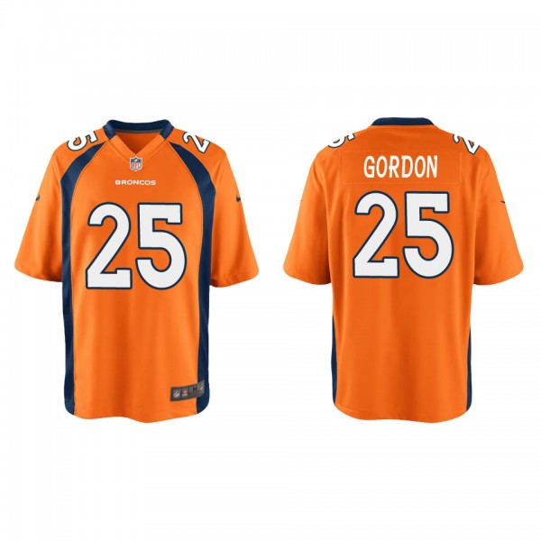 Youth Melvin Gordon Denver Broncos Orange Game Jer...