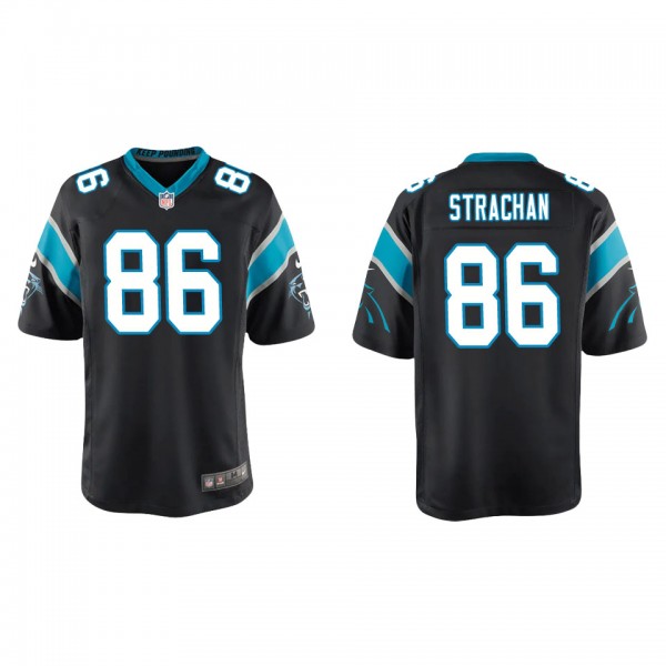 Youth Michael Strachan Panthers Black Game Jersey