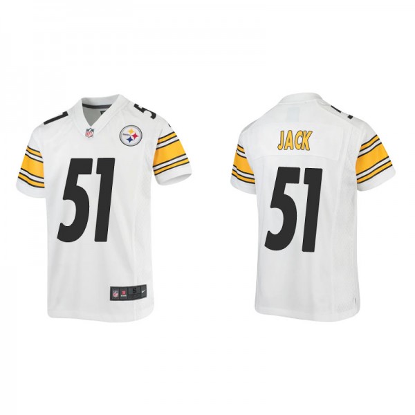 Youth Pittsburgh Steelers Myles Jack White Game Je...