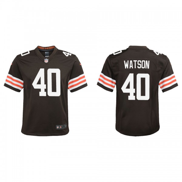Youth Nathaniel Watson Cleveland Browns Brown Game...