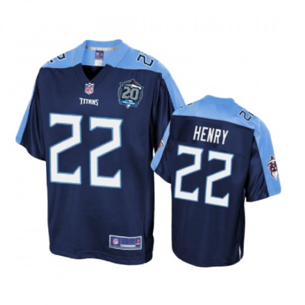 Tennessee Titans Derrick Henry Navy Pro Line Jerse...