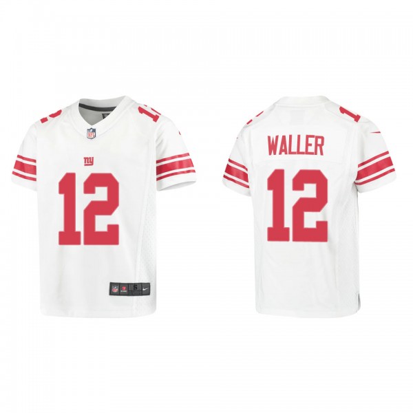 Youth Darren Waller New York Giants White Game Jer...