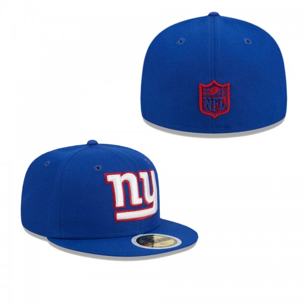 Youth New York Giants Royal Main 59FIFTY Fitted Ha...