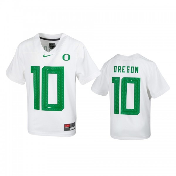 Oregon Ducks #10 White Untouchable Football Jersey
