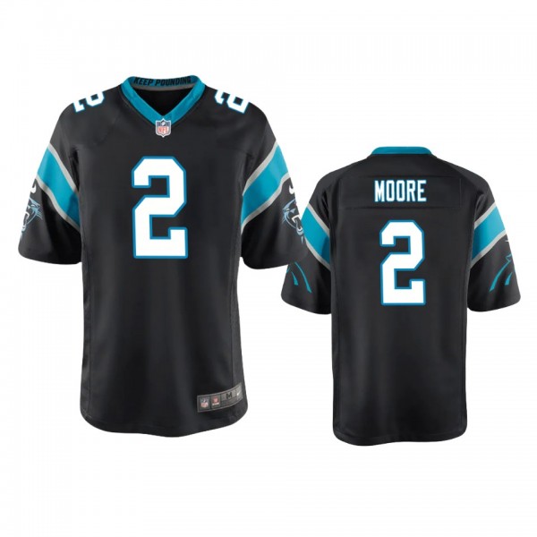 Youth Panthers DJ Moore Black Game Jersey