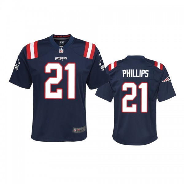 Youth Patriots Adrian Phillips Navy Game 2020 Jersey