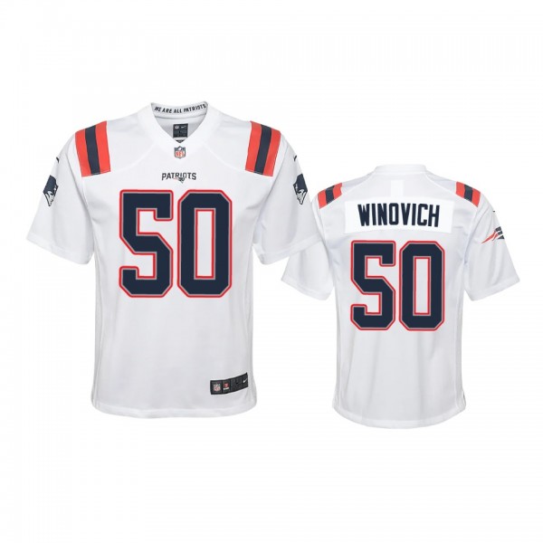 Youth New England Patriots Chase Winovich White 20...