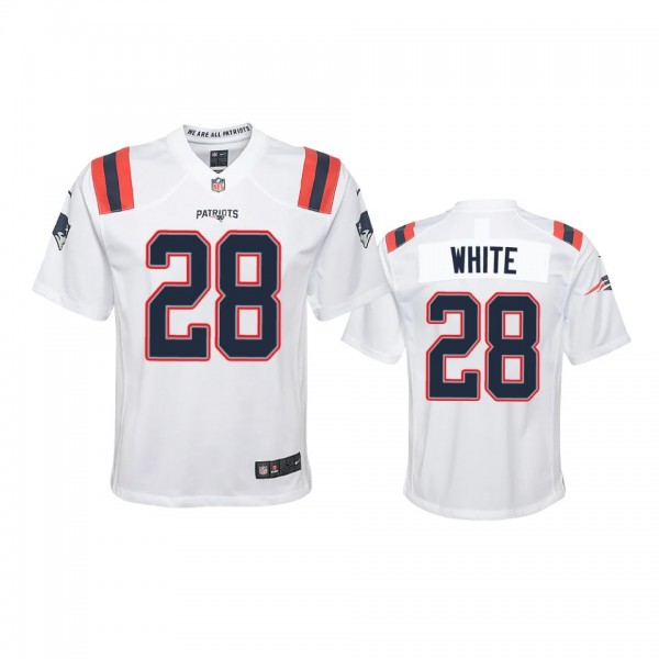 Youth New England Patriots James White White 2020 ...