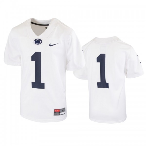 Penn State Nittany Lions #1 White Untouchable Foot...