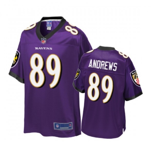 Baltimore Ravens Mark Andrews Purple Pro Line Jers...