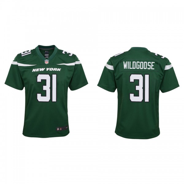 Youth New York Jets Rachad Wildgoose Green Game Je...