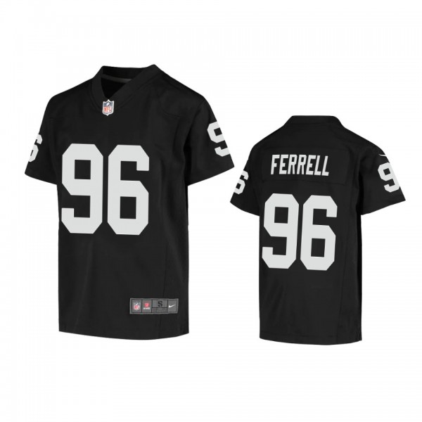 Youth Raiders Clelin Ferrell Black Game Jersey