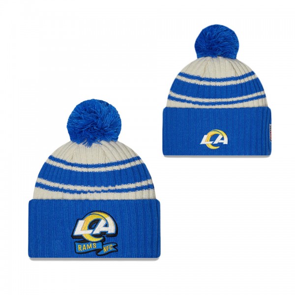 Youth Los Angeles Rams Cream Royal 2022 Sideline S...