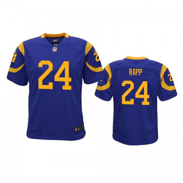 Los Angeles Rams Taylor Rapp Royal 2019 NFL Draft ...