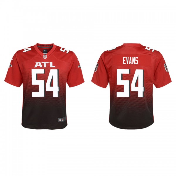 Youth Atlanta Falcons Rashaan Evans Red Alternate ...
