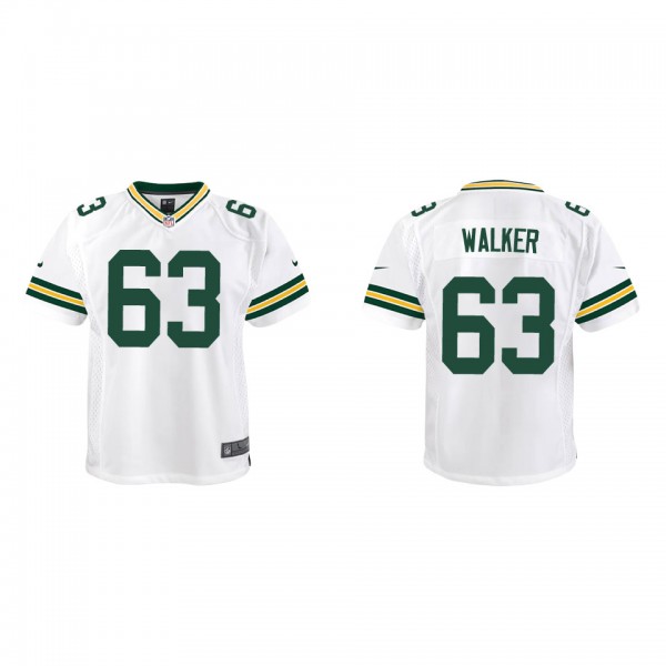 Youth Green Bay Packers Rasheed Walker White Game Jersey