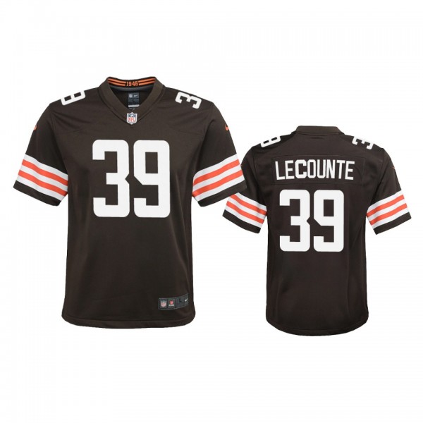 Youth Browns Richard LeCounte Brown Game Jersey